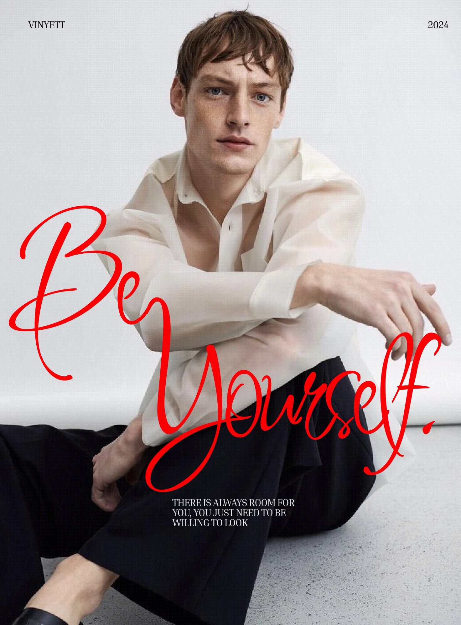 Be Yourself campaign poster